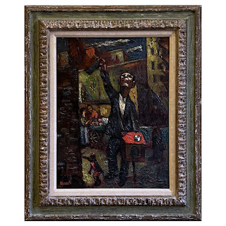 Leon William Quanchi Signed Oil Painting