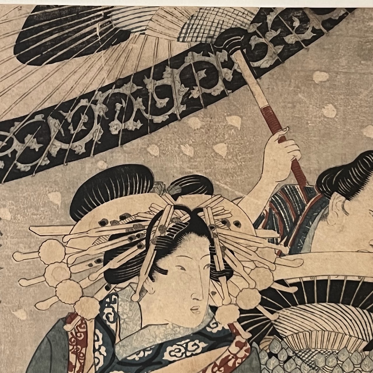 Utagawa Kunisada 'The Courtesan Masuharu of the Matsubaya House' Ukiyo-e Woodblock Print