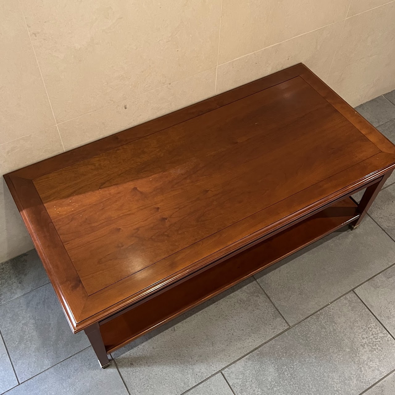 Grange 1904 French Cherry Directoire Style Coffee Table