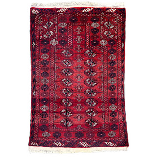 Bokhara Wool Medallion Prayer Rug