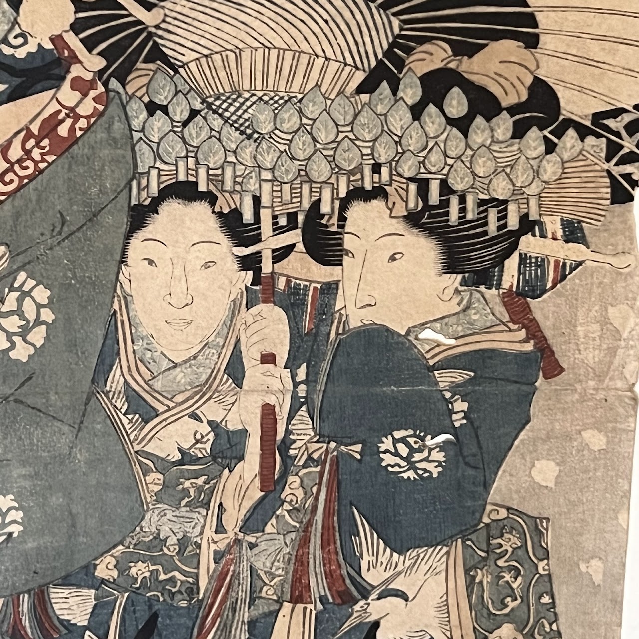 Utagawa Kunisada 'The Courtesan Masuharu of the Matsubaya House' Ukiyo-e Woodblock Print