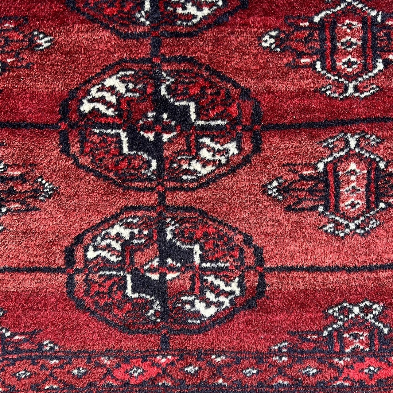 Bokhara Wool Medallion Prayer Rug