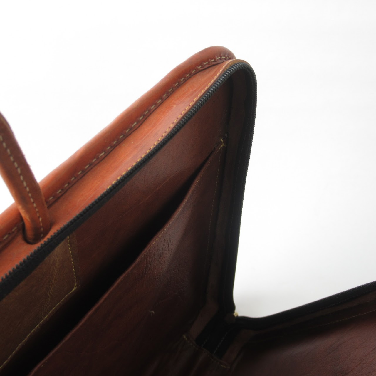 Tooled Leather Briefcase