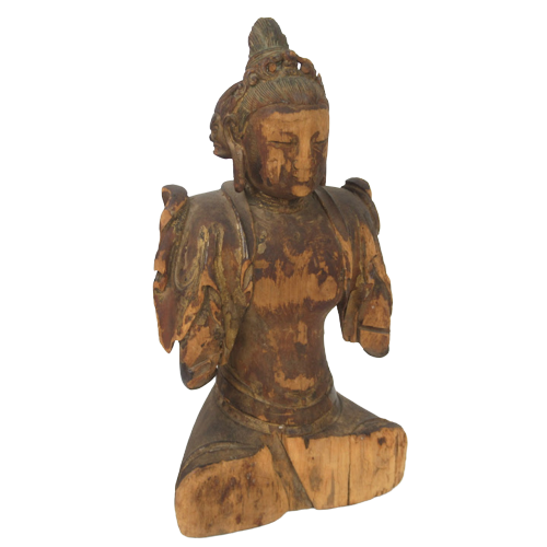 Antique Buddhist Wood Carving