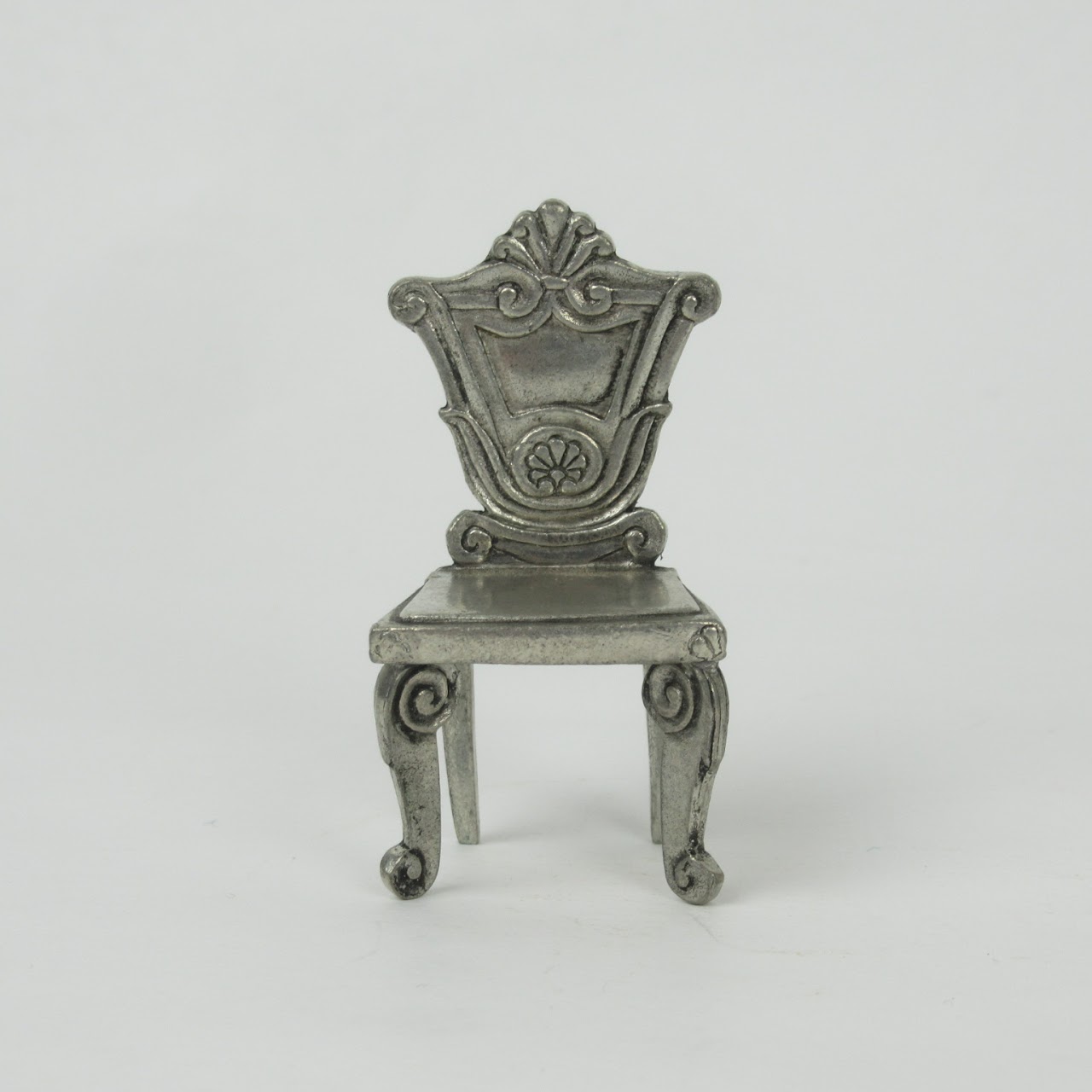 Pewter Place Card Holder 10-Piece Chair Set