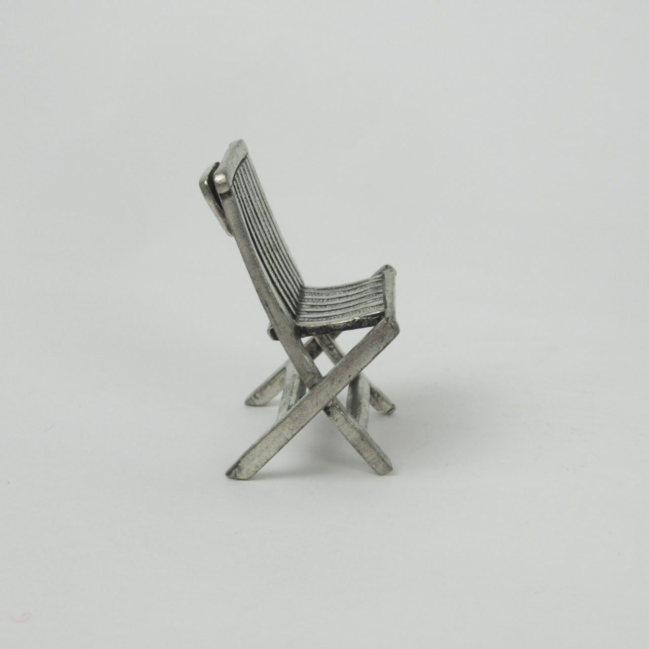 Pewter Place Card Holder 10-Piece Chair Set