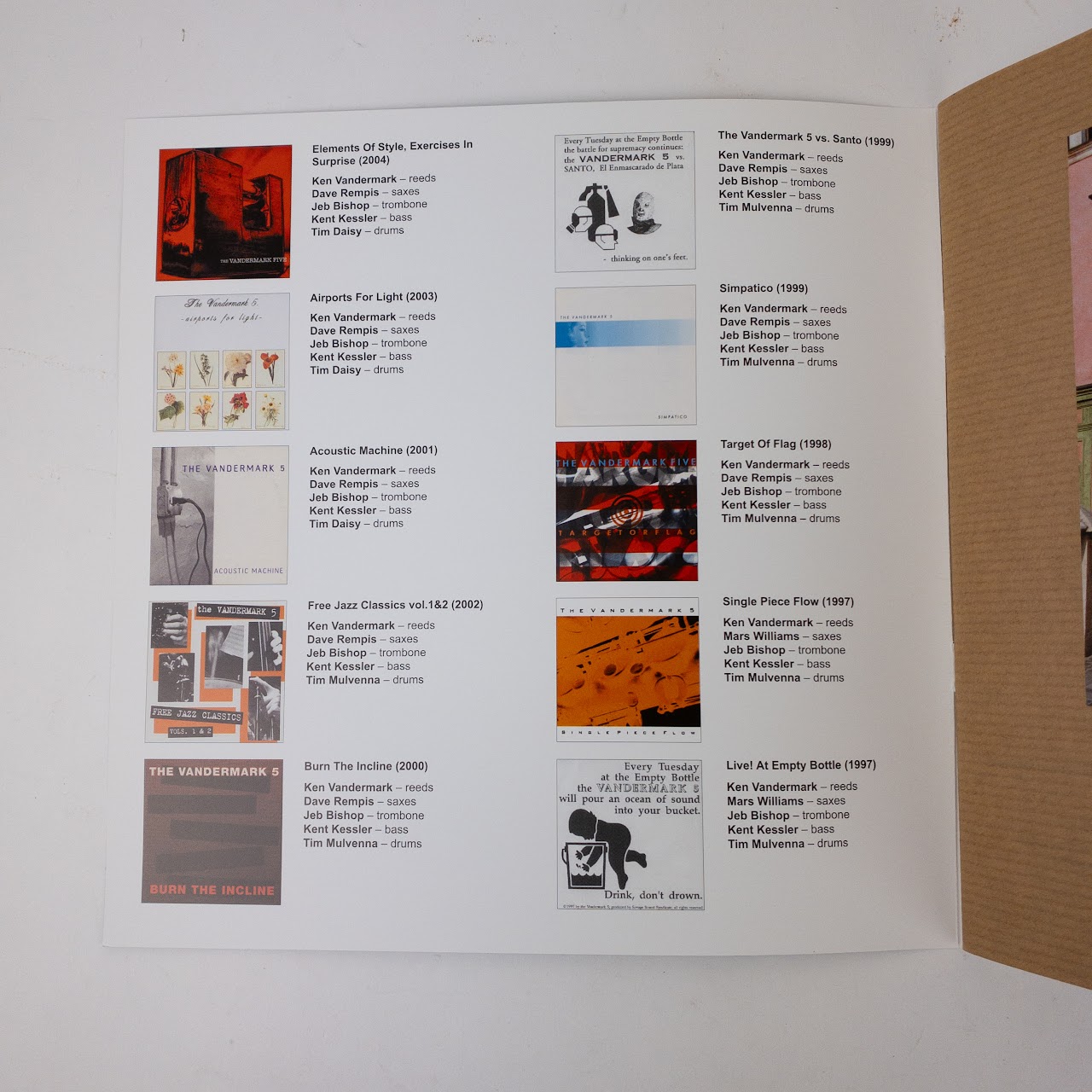 The Vandermark 5 Limited Edition Alchemia CD Box Set