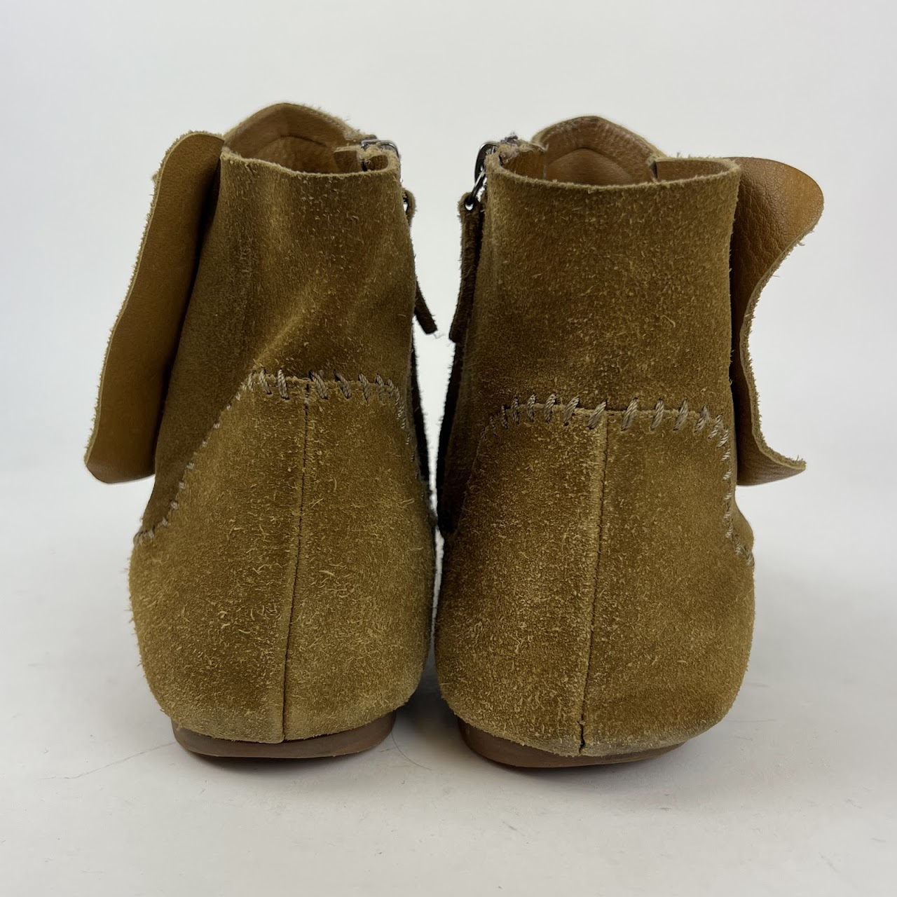 Giuseppe Zanotti Fringed Suede Moccasin Ankle Boots