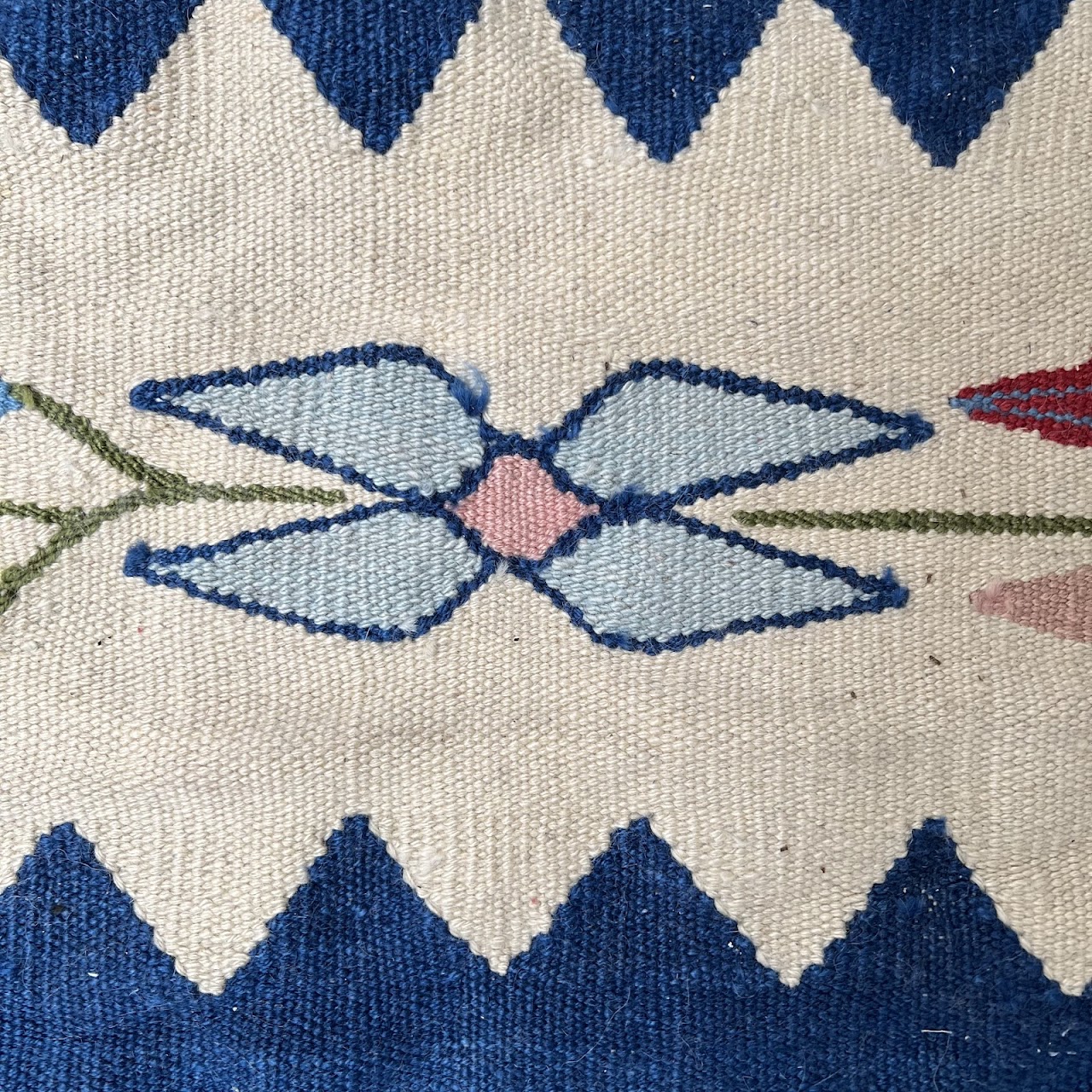 Turkish Kilim Wool Area Rug