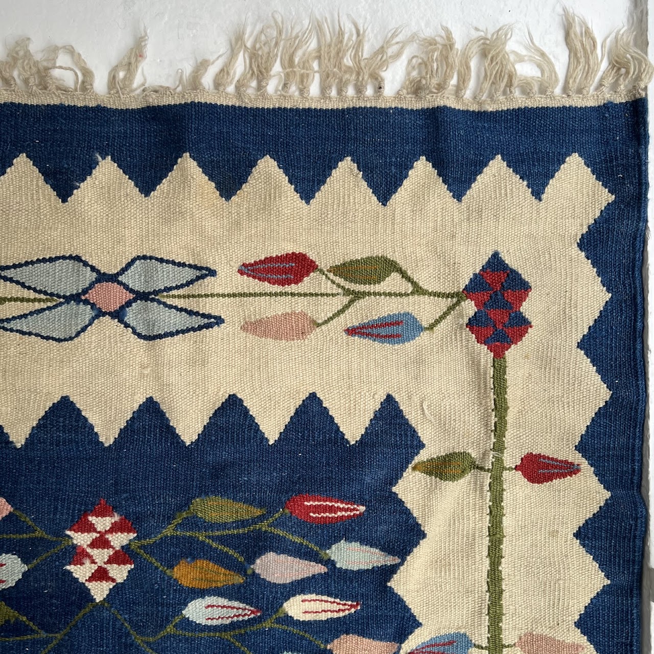 Turkish Kilim Wool Area Rug