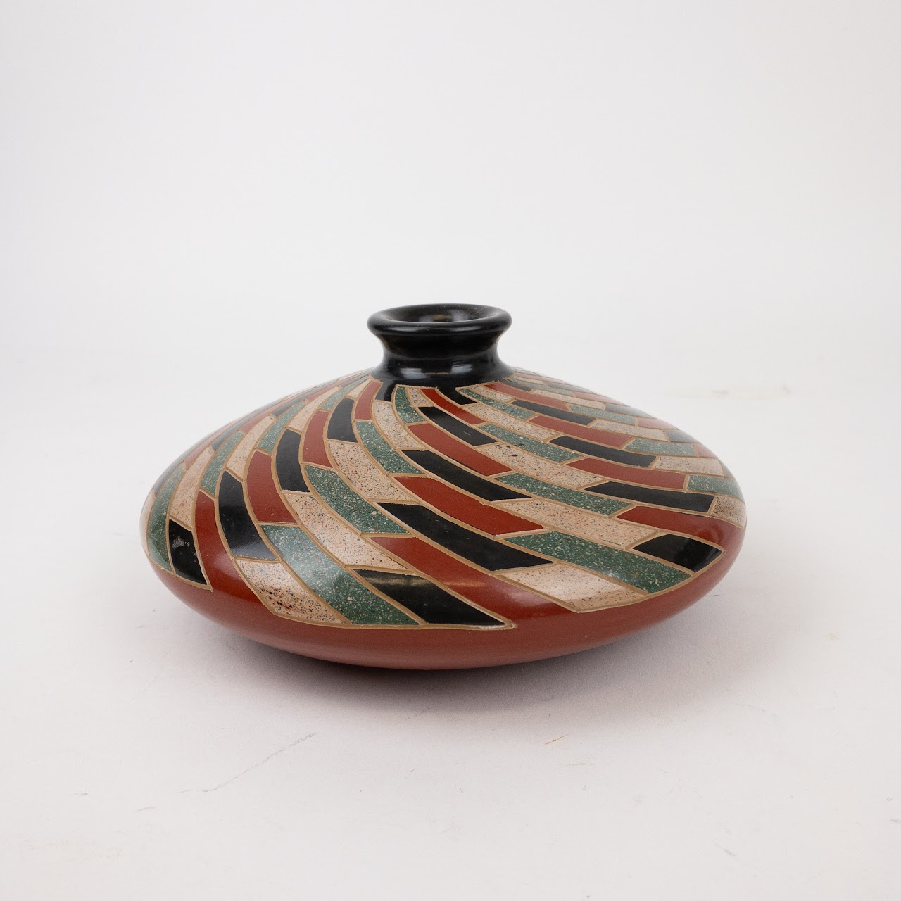 Central American Signed Ceramic Vase