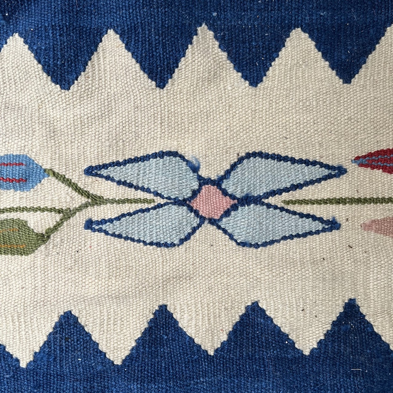 Turkish Kilim Wool Area Rug