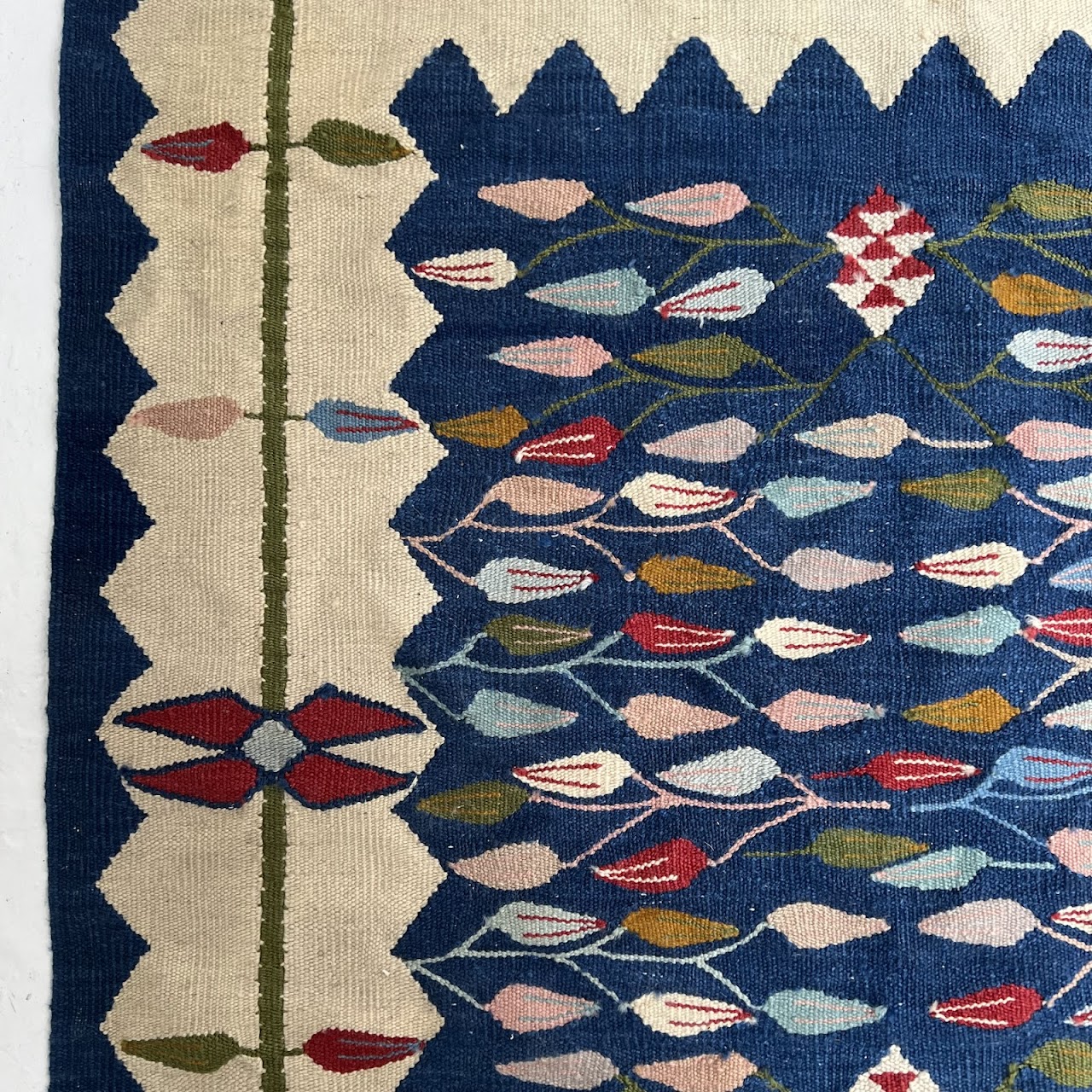 Turkish Kilim Wool Area Rug