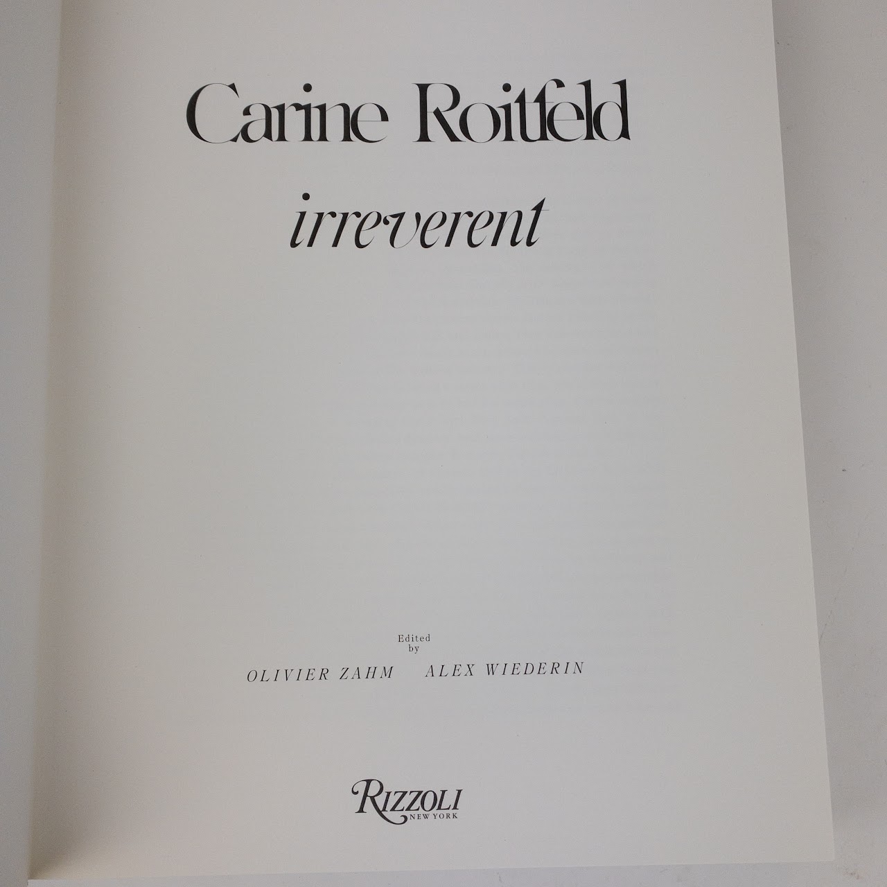 Carine Rottfield: 'Irreverant' Coffee Table Book