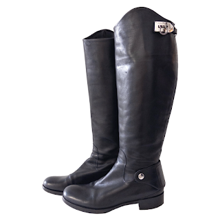 Salvatore Ferragamo Knee-High Riding Style Boots