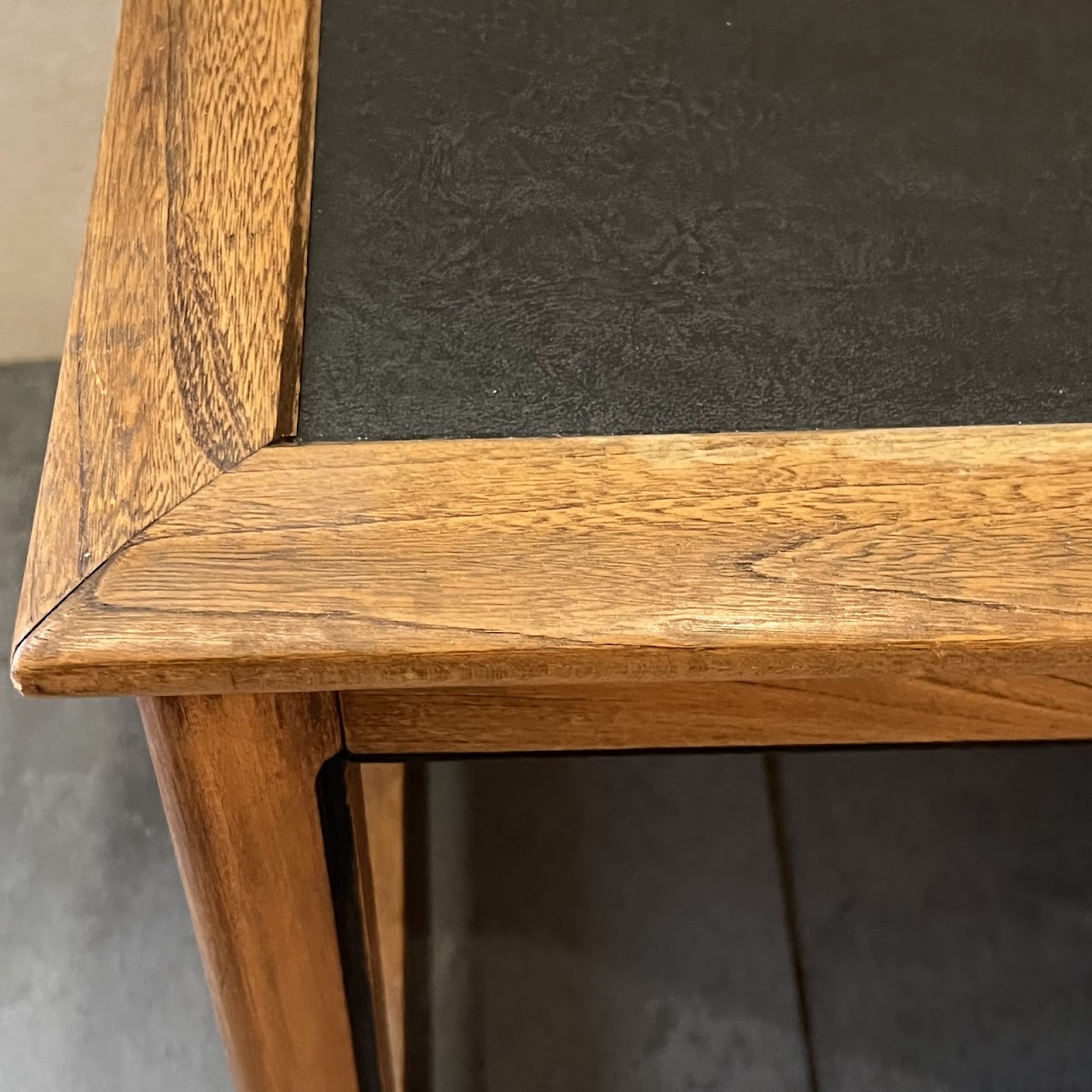 Vintage Elm End Table Pair