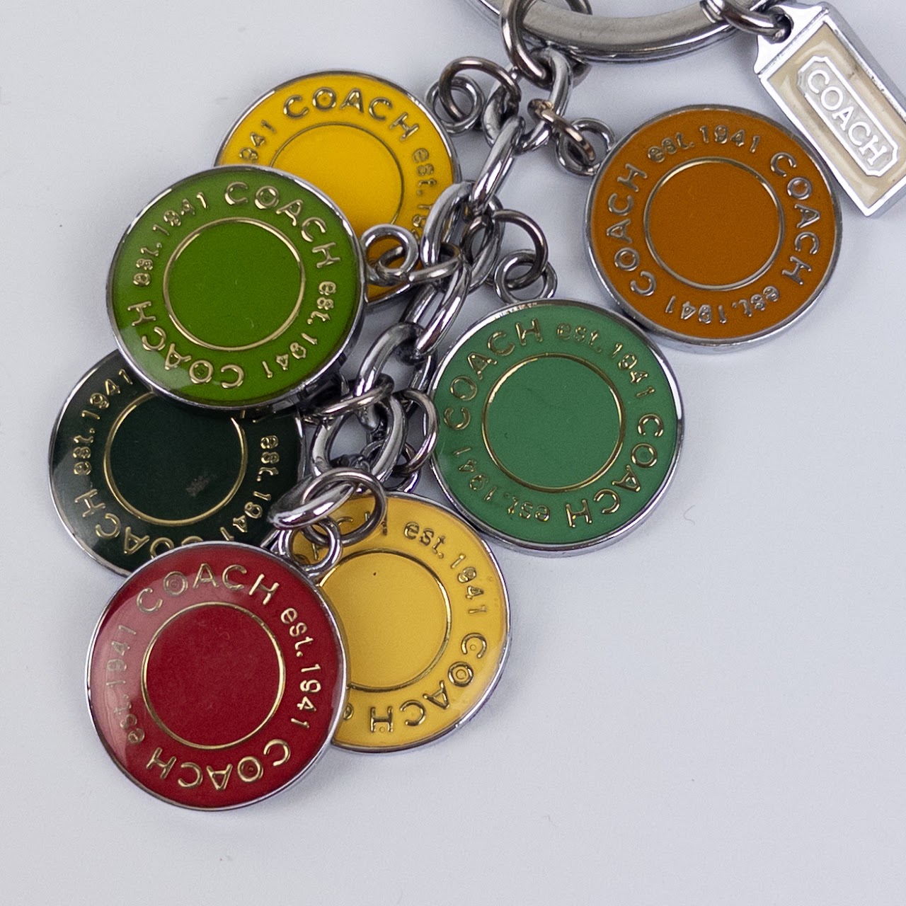 Coach Circles Key Chain