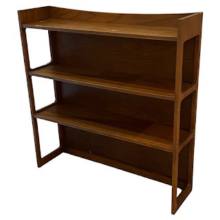 Mid-Century Modern Walnut Bookshelf