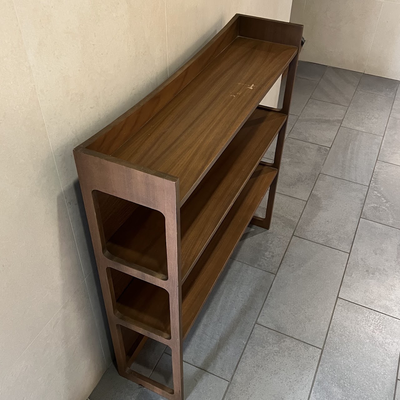 Mid-Century Modern Walnut Bookshelf