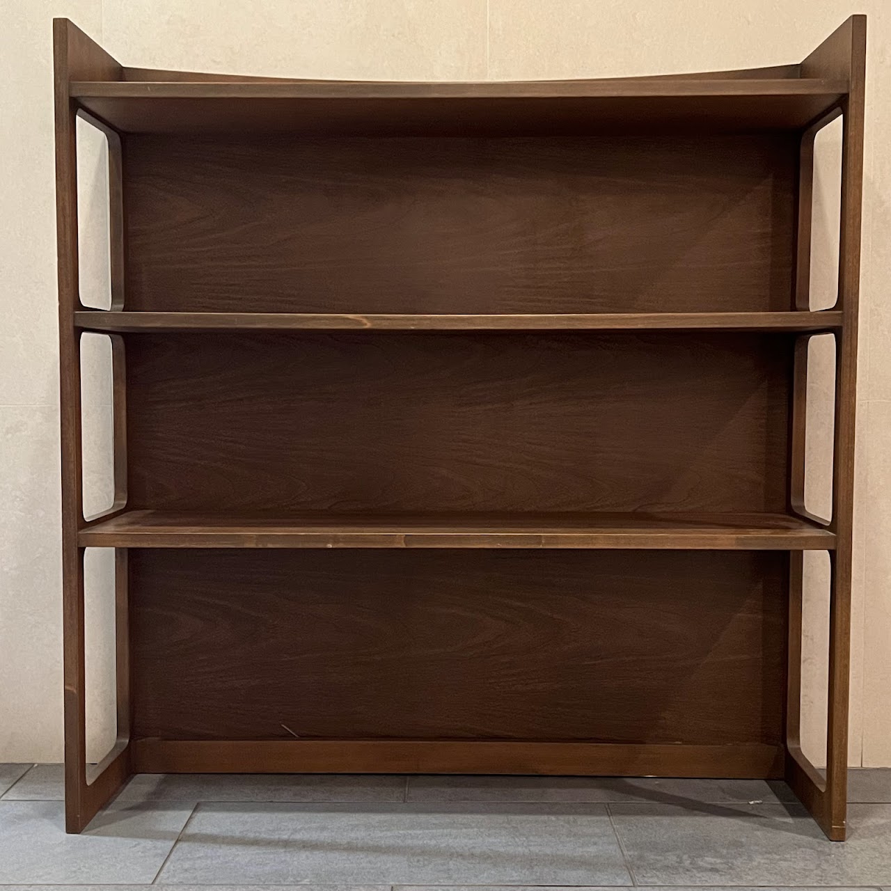 Mid-Century Modern Walnut Bookshelf