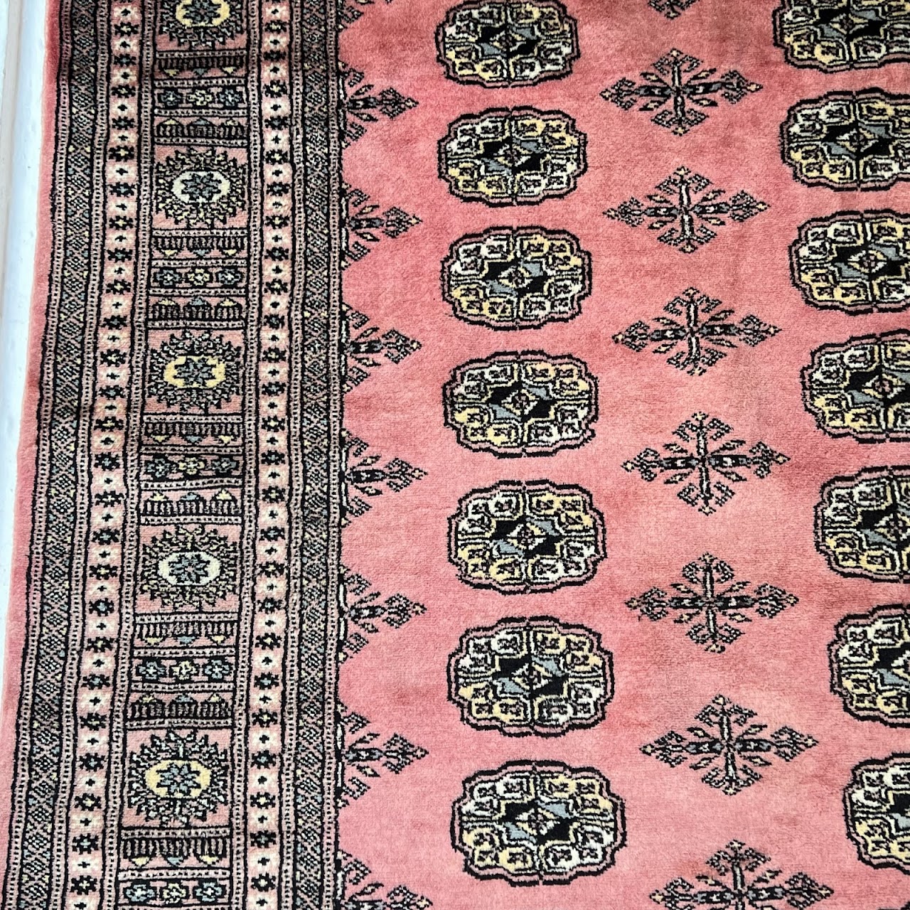 Pakistani Wool Bokhara Area Rug