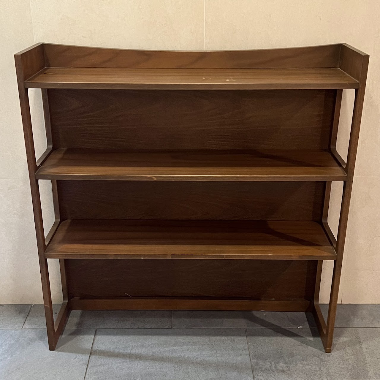 Mid-Century Modern Walnut Bookshelf