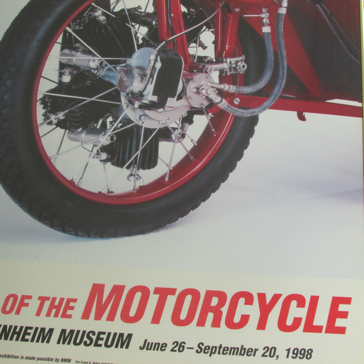 Guggenheim 'Art of the Motorcycle' 1998 Exhibit Poster