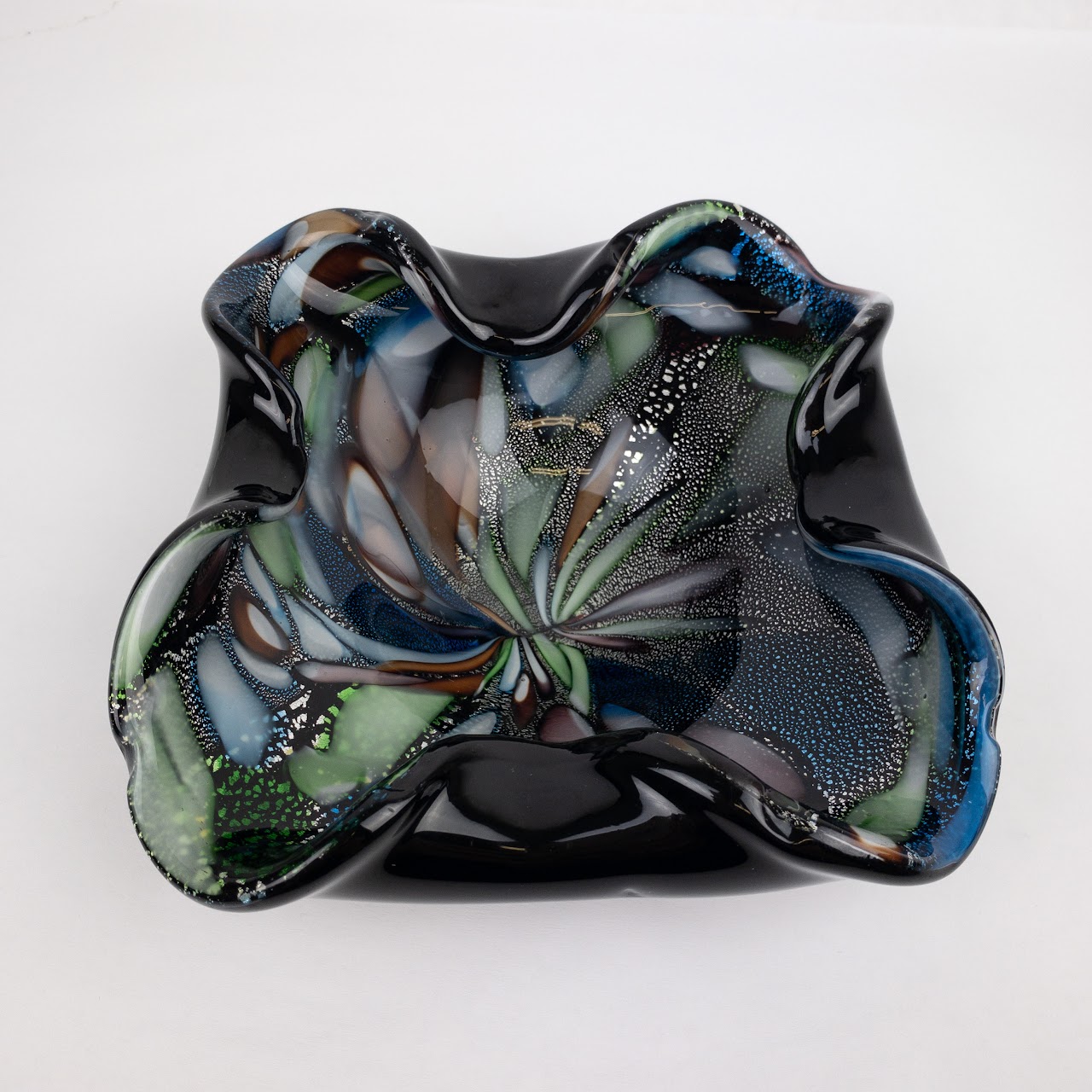 Vintage Art Glass Dish