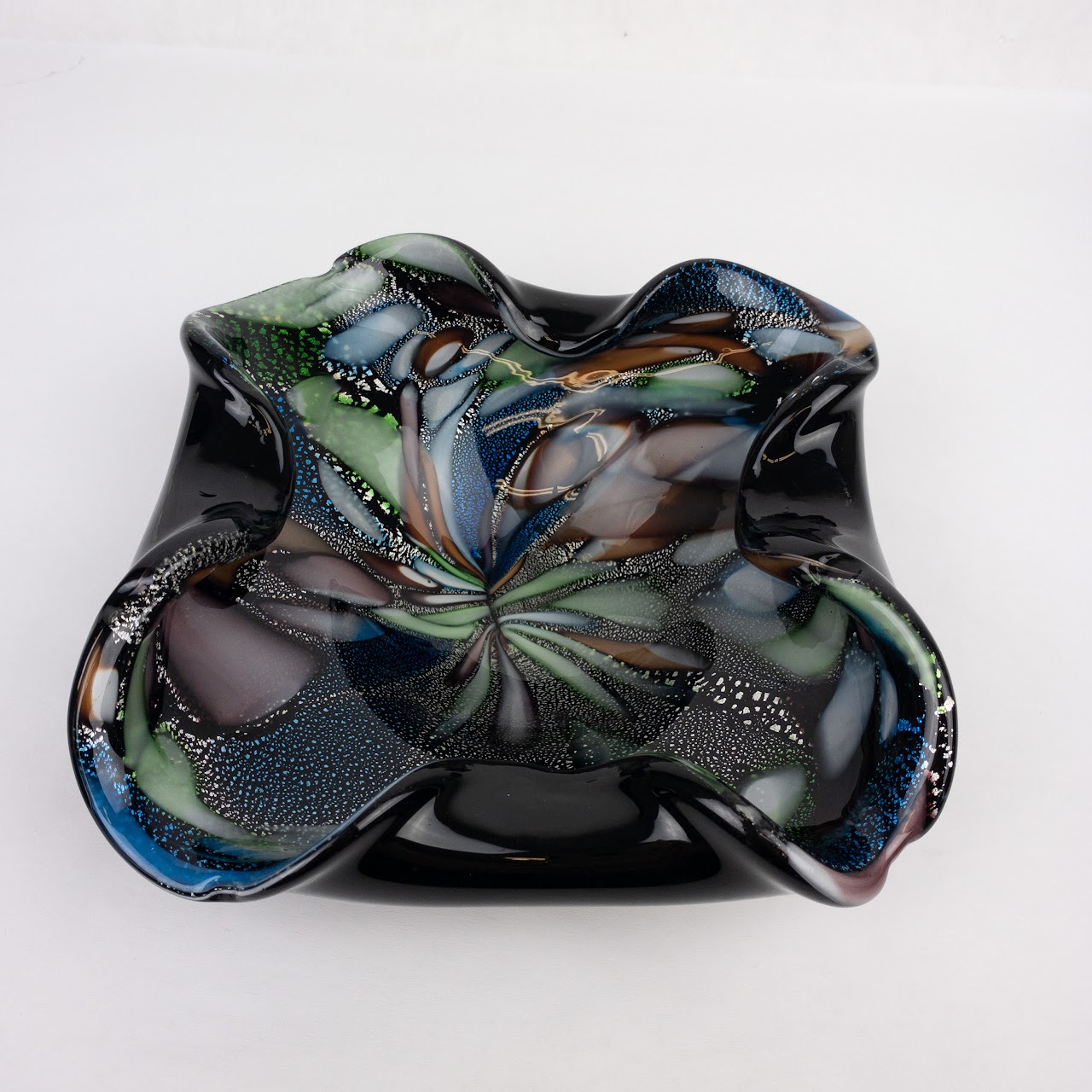 Vintage Art Glass Dish