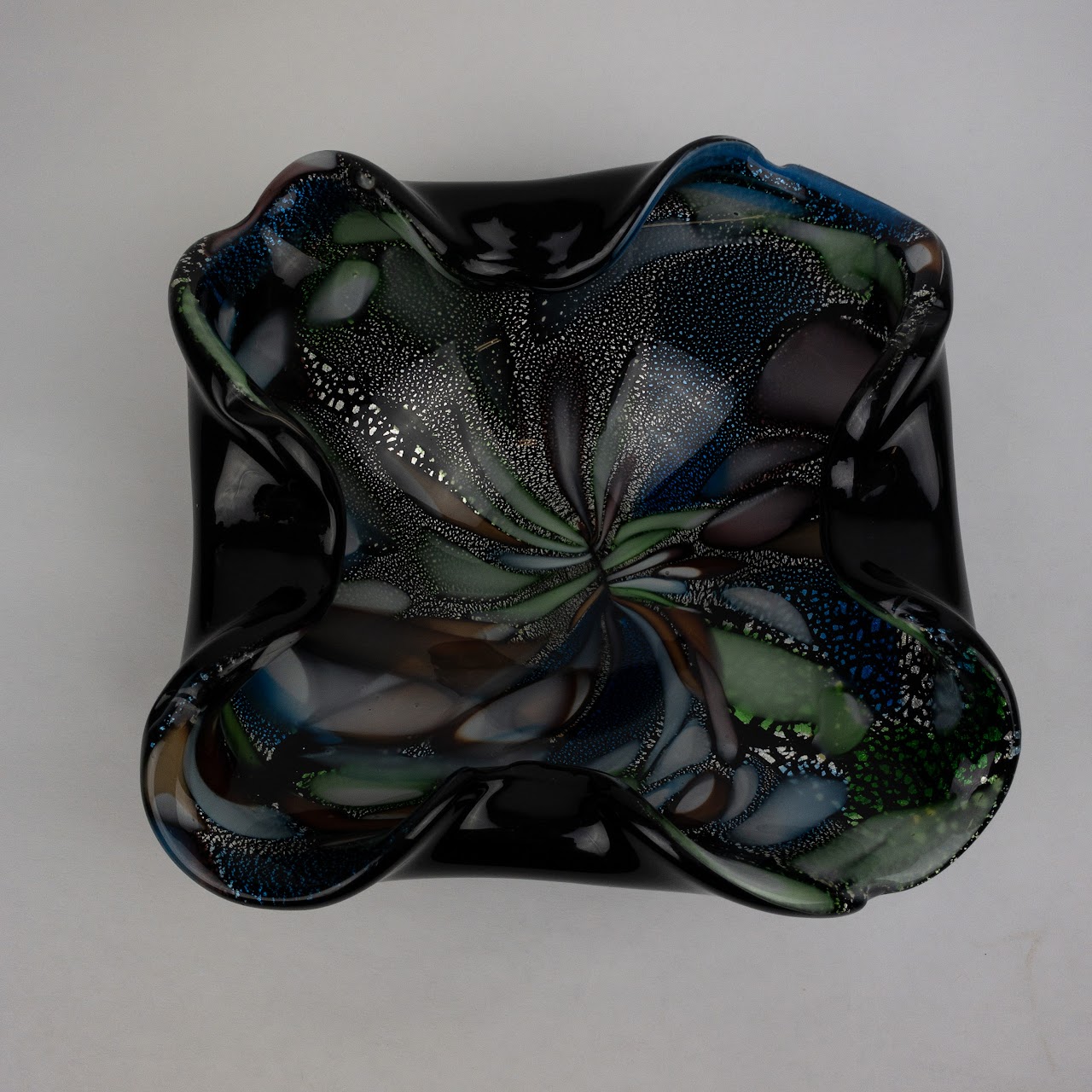 Vintage Art Glass Dish