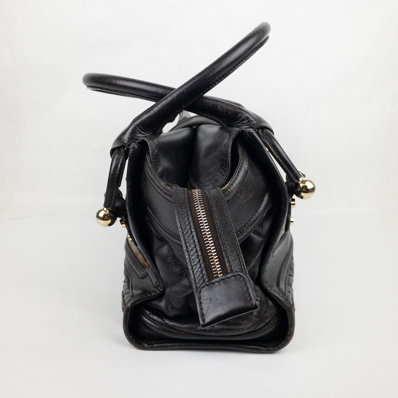 Burberry Quilted Leather Shoulder Bag