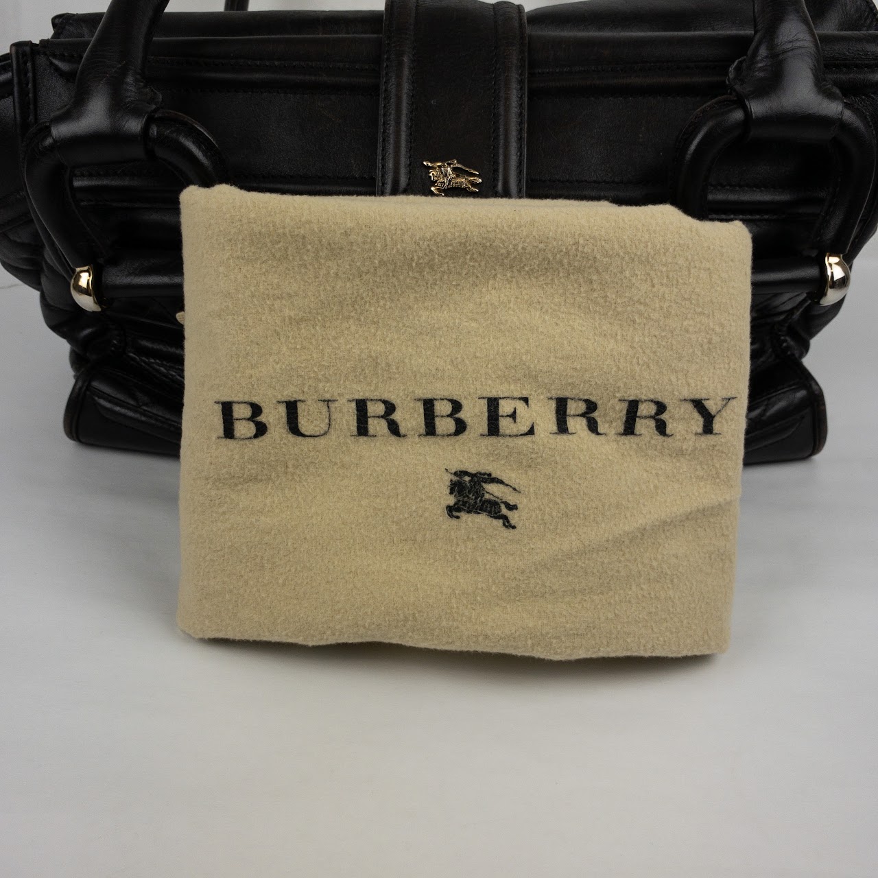 Burberry Quilted Leather Shoulder Bag