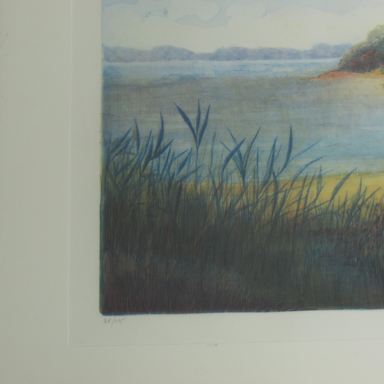 Signed 'North Haven Point II" Etching