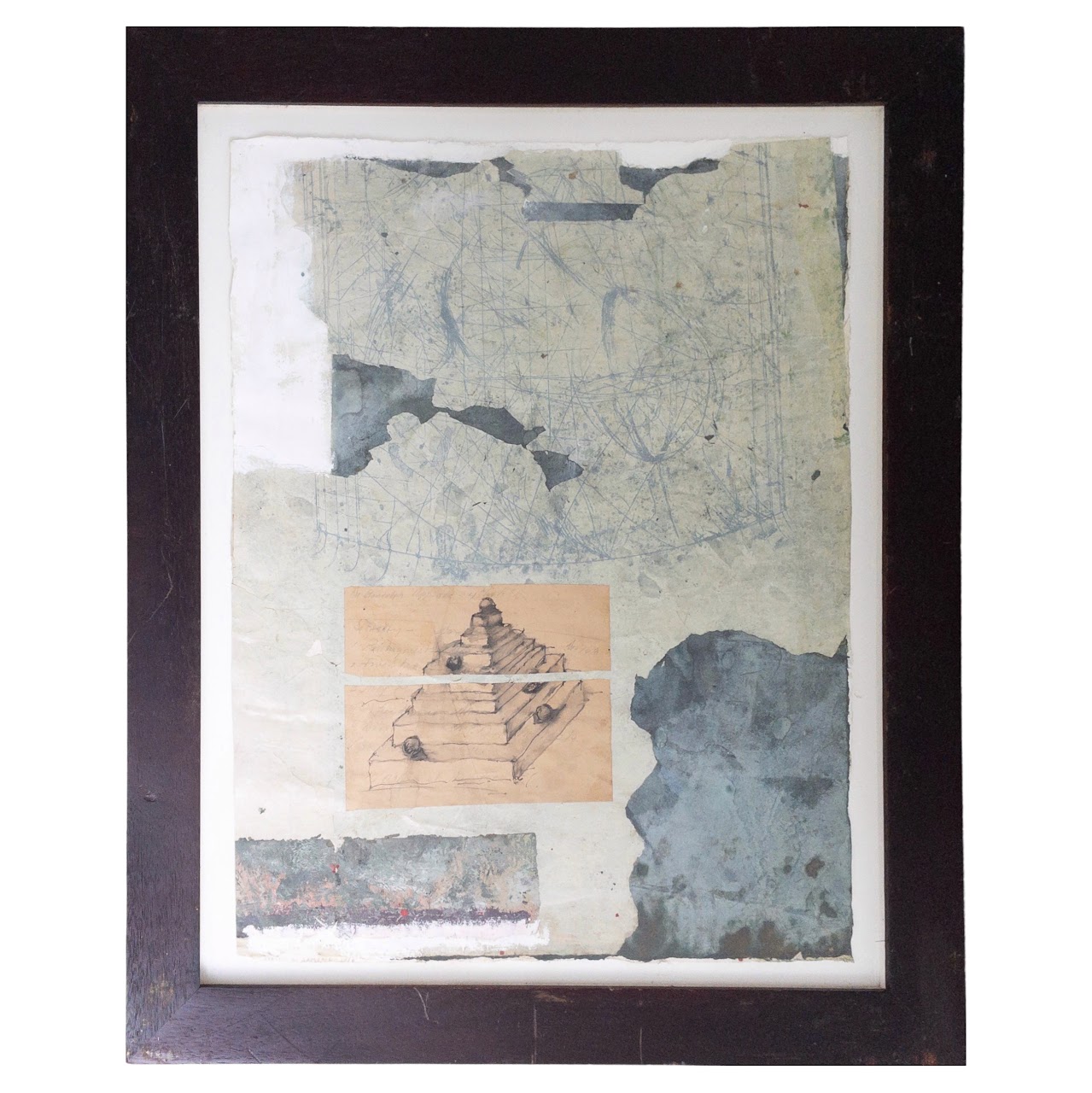Steven Gambrel Signed Painting & Collage #2