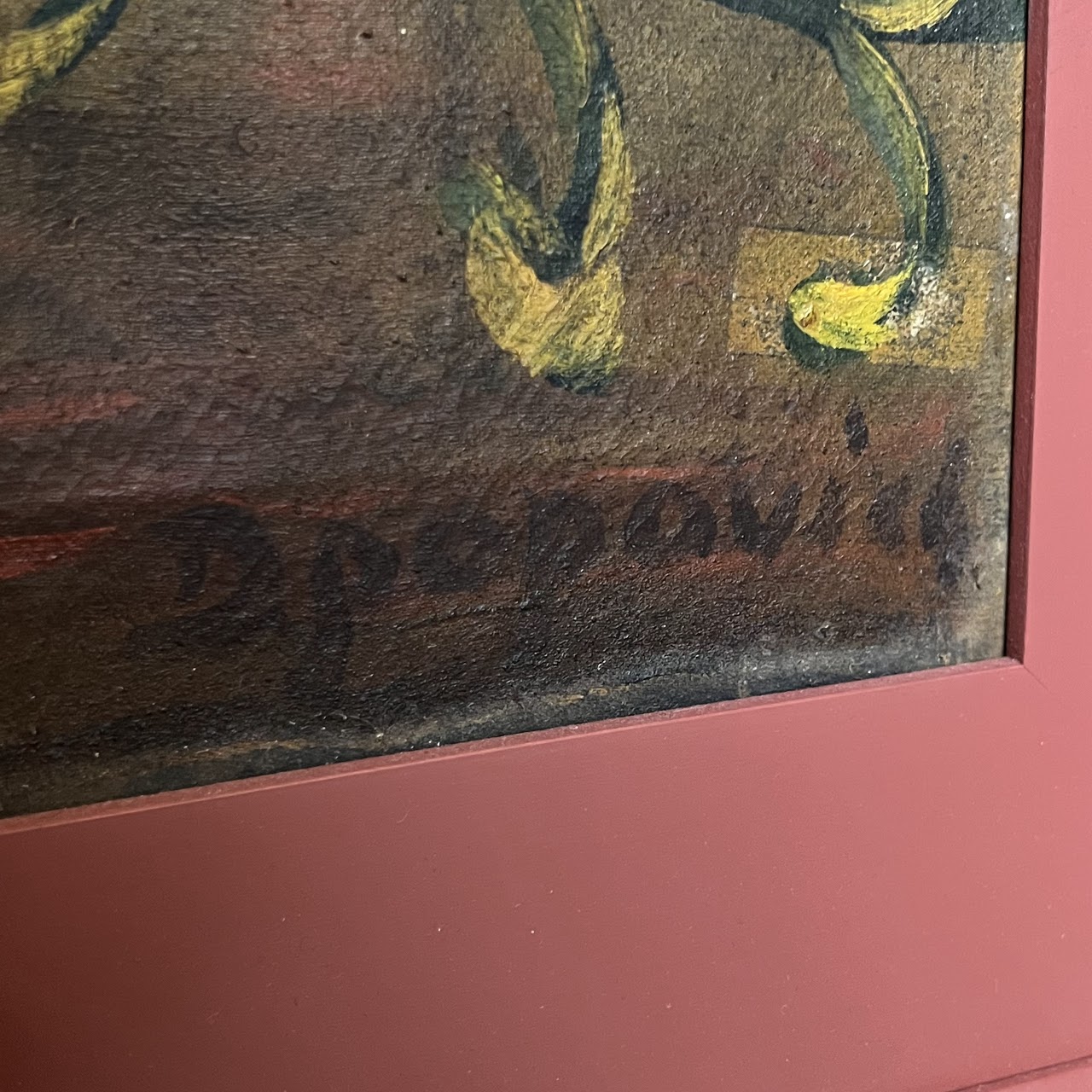 Daniel Popovich Signed Mid-Century Still Life Oil Painting