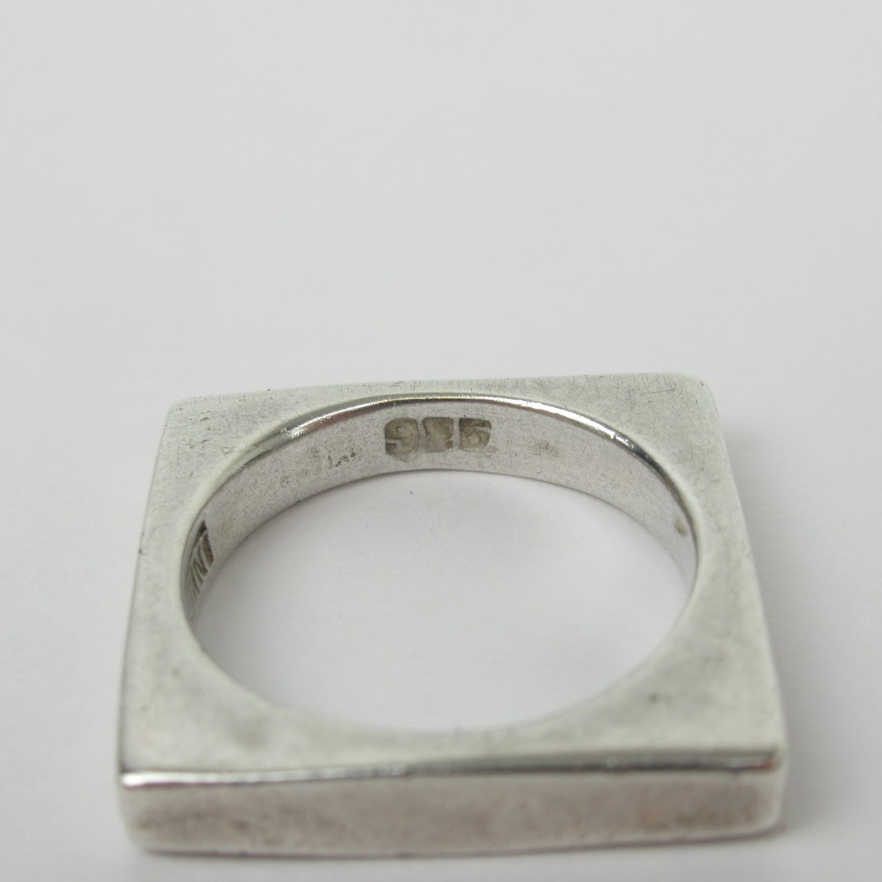 Sterling Modernist Versani Ring