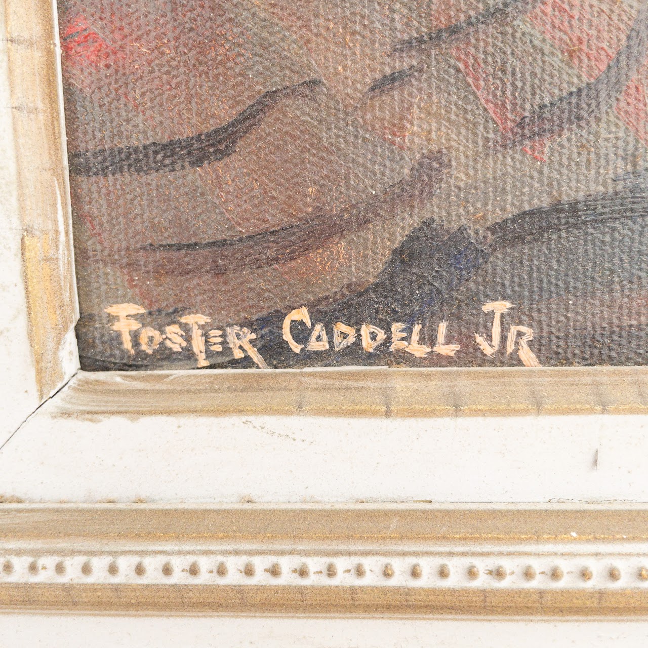 Foster Caddell Jr. Signed Oil Painting