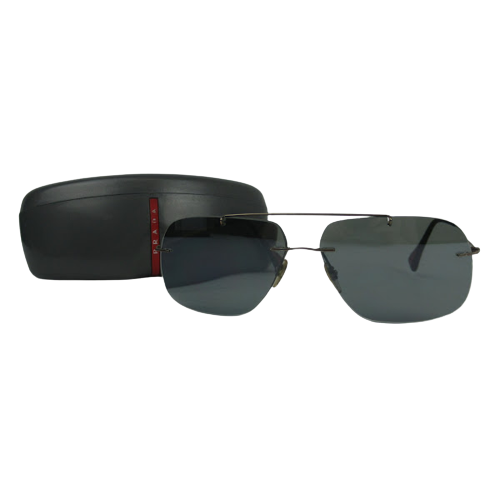 Prada Mirrored Aviator Rx Sunglasses