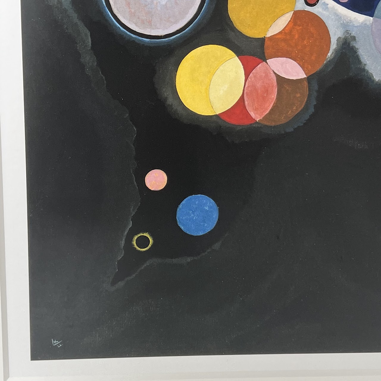 Wassily Kandinsky 'Several Circles' Framed Print