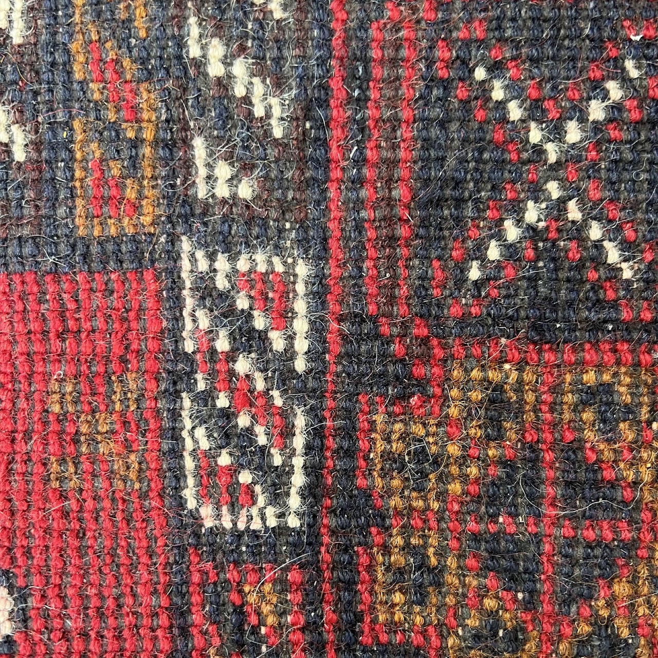 Afghan Teimani Small Wool Area Rug