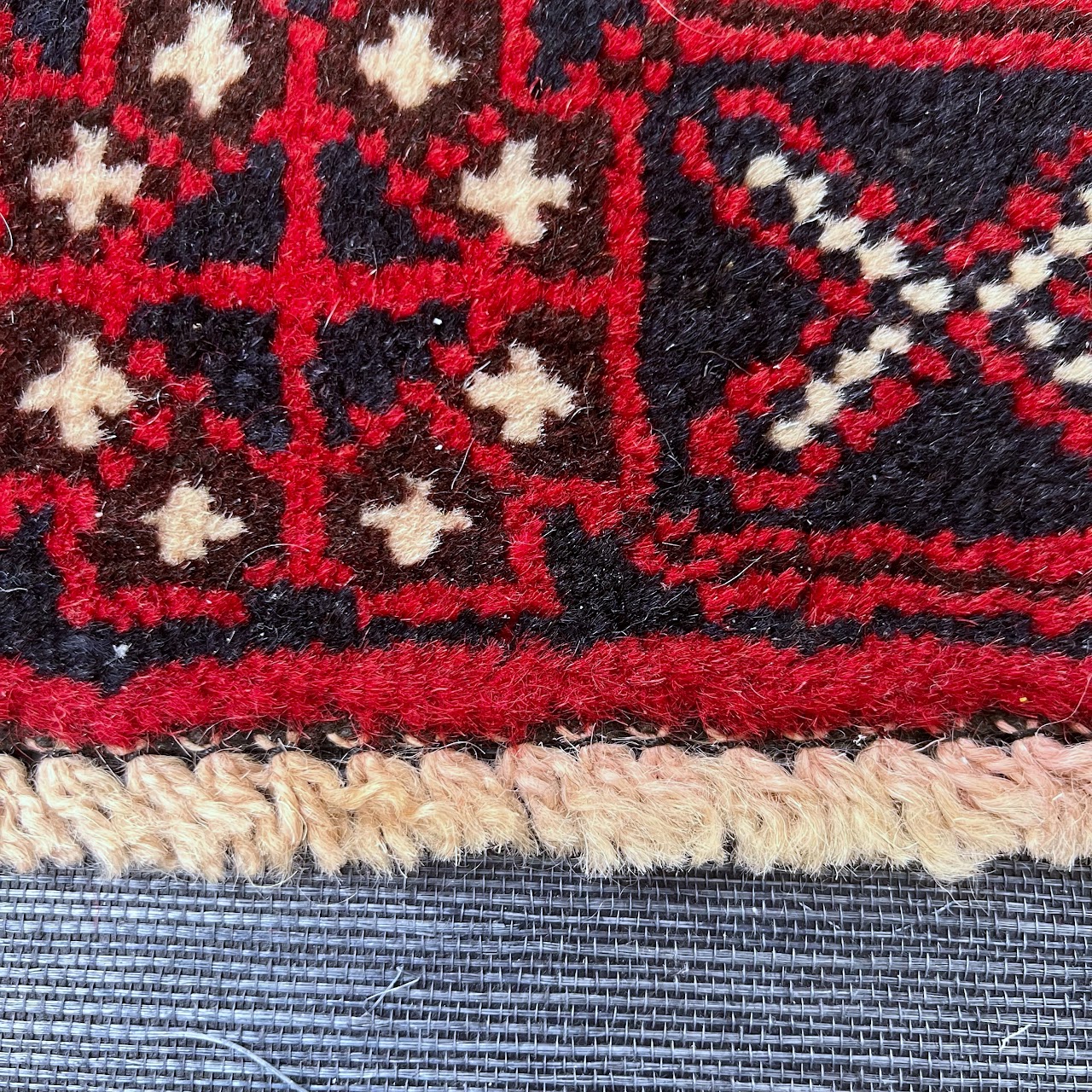 Afghan Teimani Small Wool Area Rug