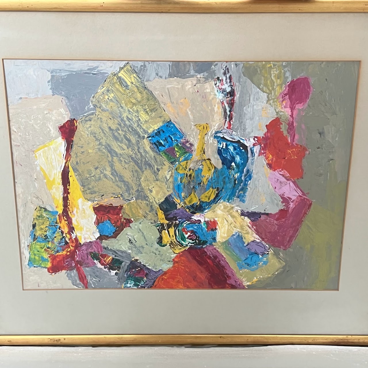 Rachel Rippy Signed Abstract Still Life Oil Painting