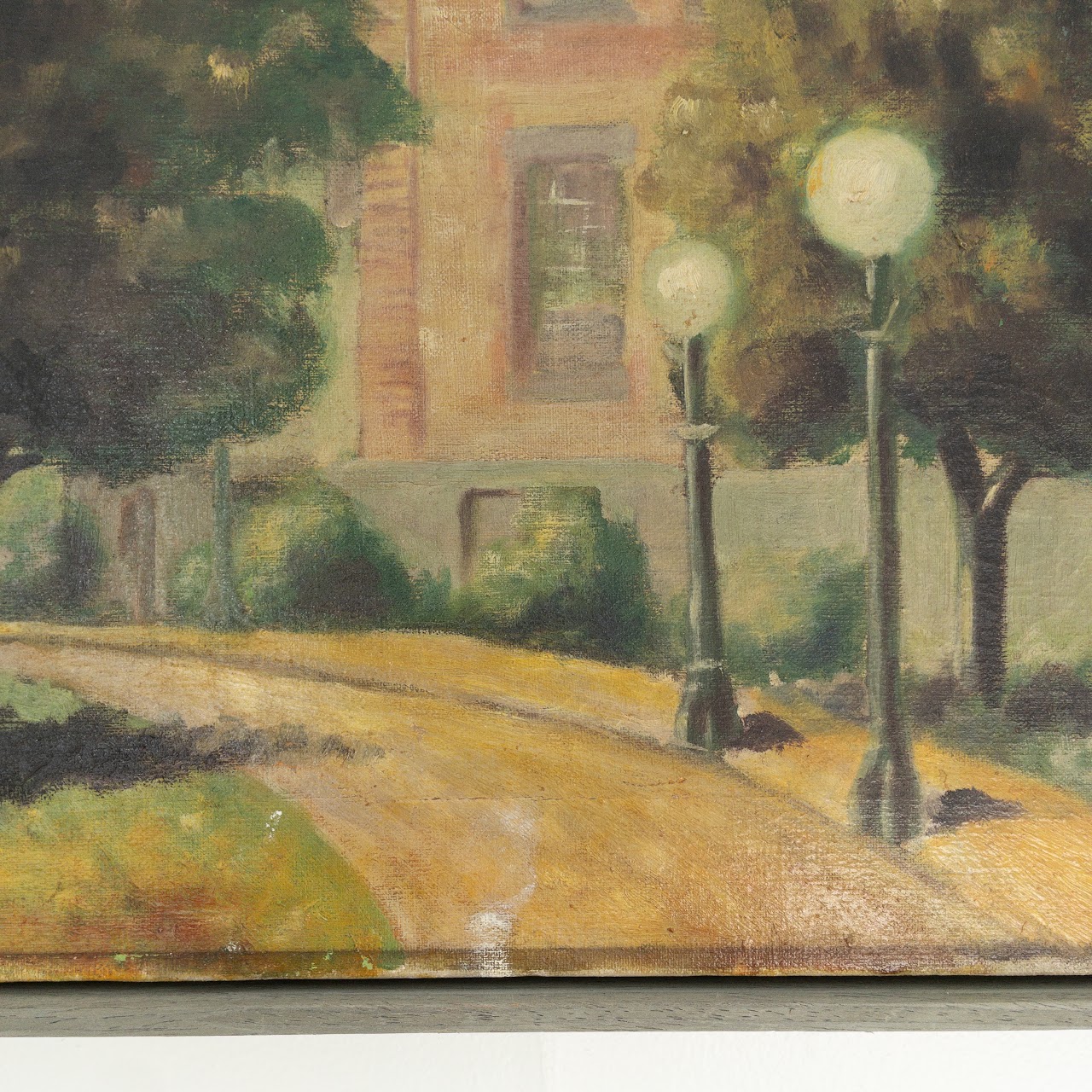 'Derby Hall' Signed Oil Painting, 1932