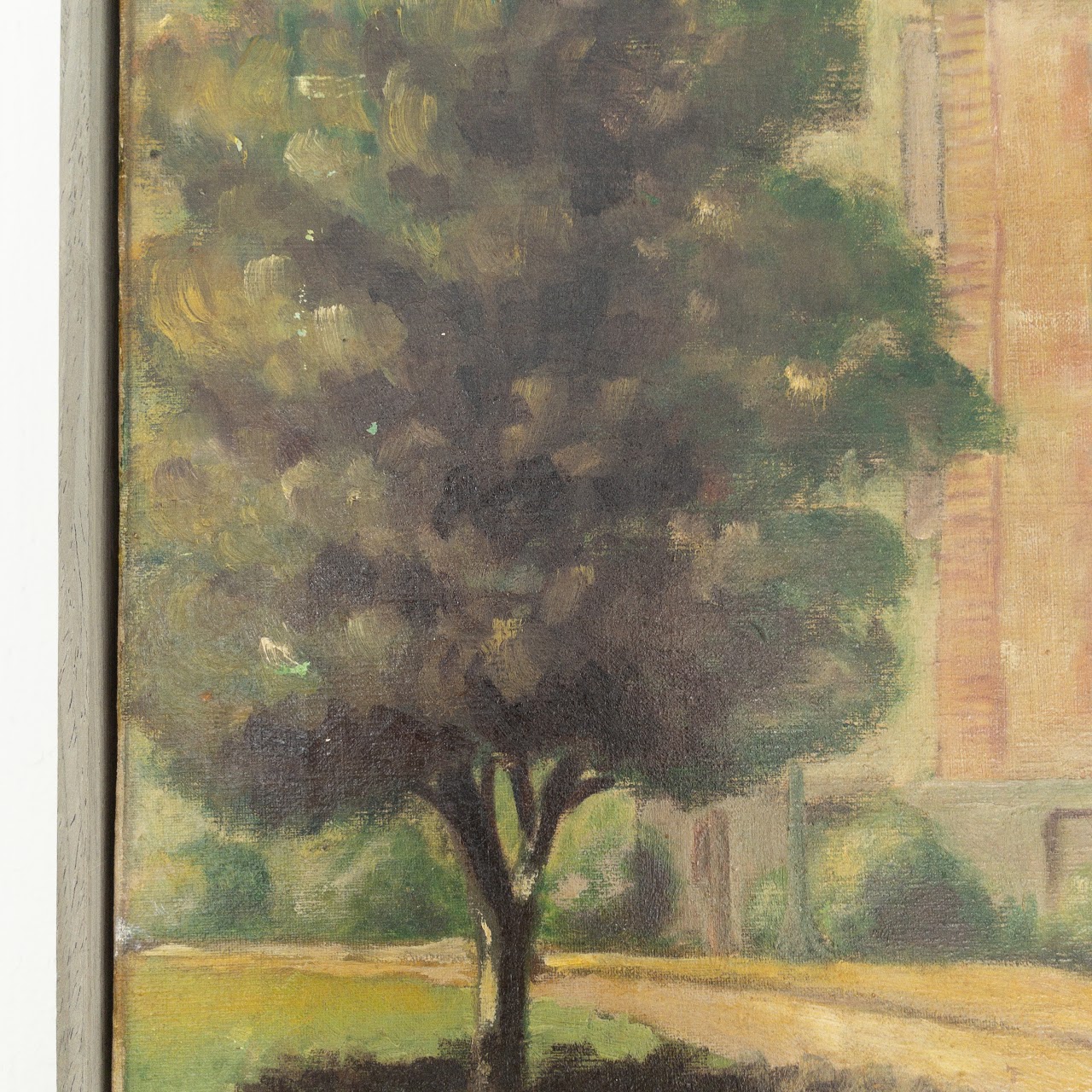 'Derby Hall' Signed Oil Painting, 1932