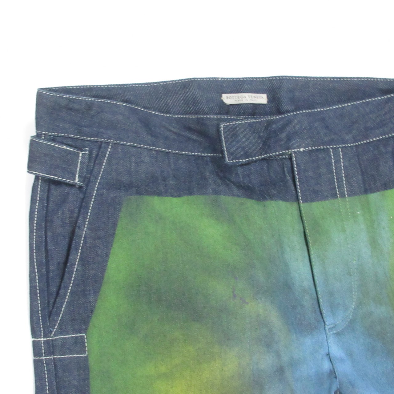 Bottega Veneta Painted Color Block Jeans