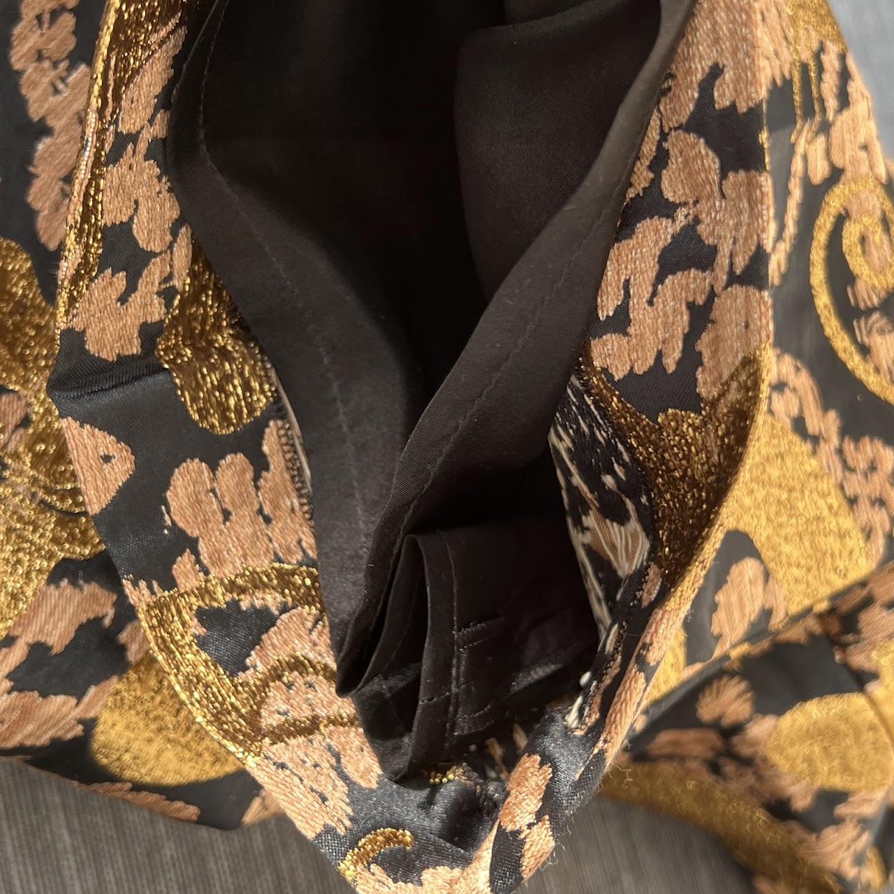 Lanvin Golden Monkey Brocade Pants