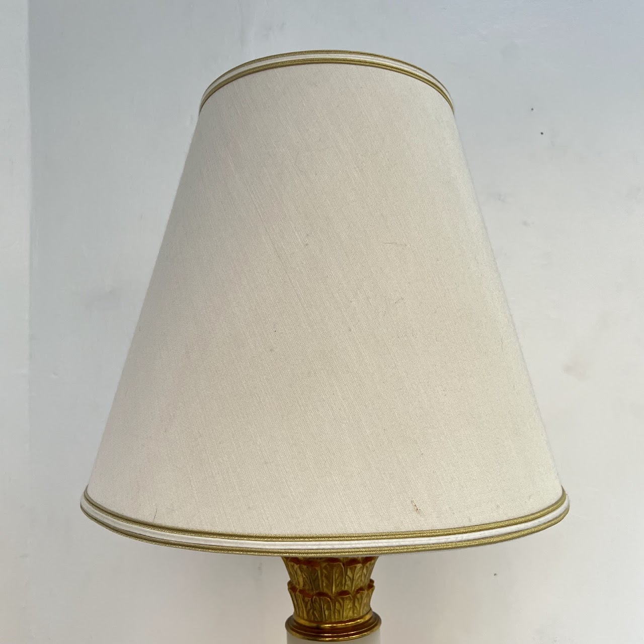 Neoclassical Style Onyx and Gold Table Lamp