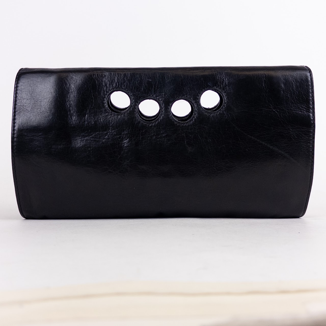 RK Studded Leather Clutch