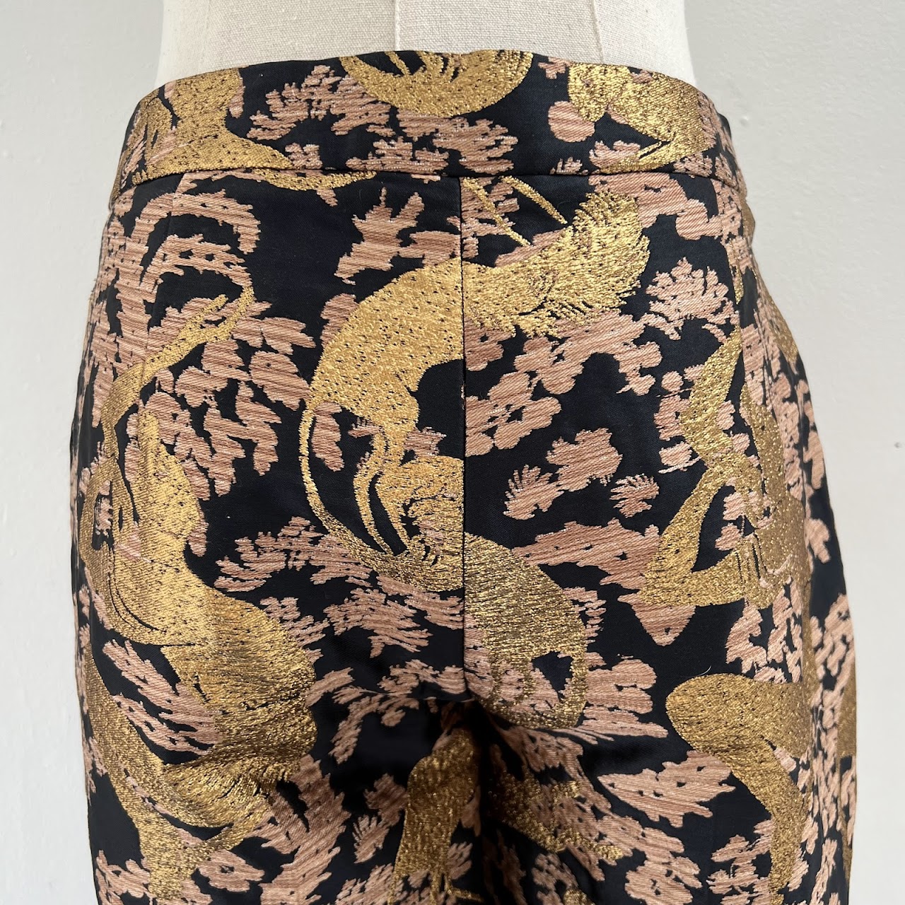 Lanvin Golden Monkey Brocade Pants