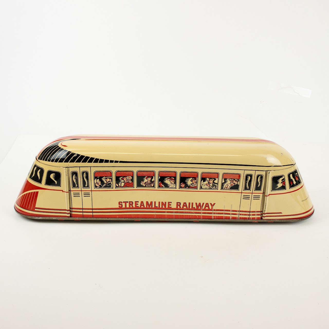 Streamline Railway No. 129 Trolley Pull Toy